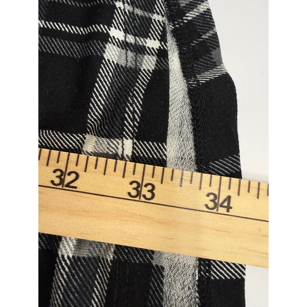 Lane Bryant Black White Plaid Swing Tunic Sleeveless Top 14/16 NWT - Picture 11 of 12